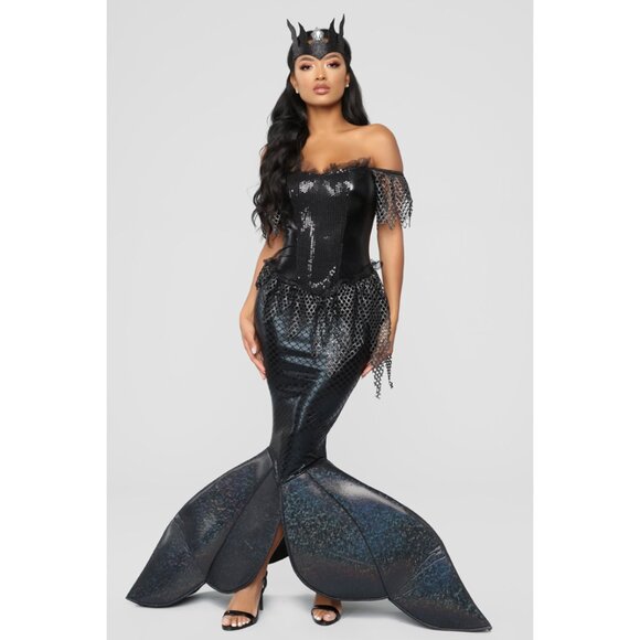 Leg Avenue Adult Dark Water Siren 2-Piece S Halloween Costume nwt - Picture 1 of 12